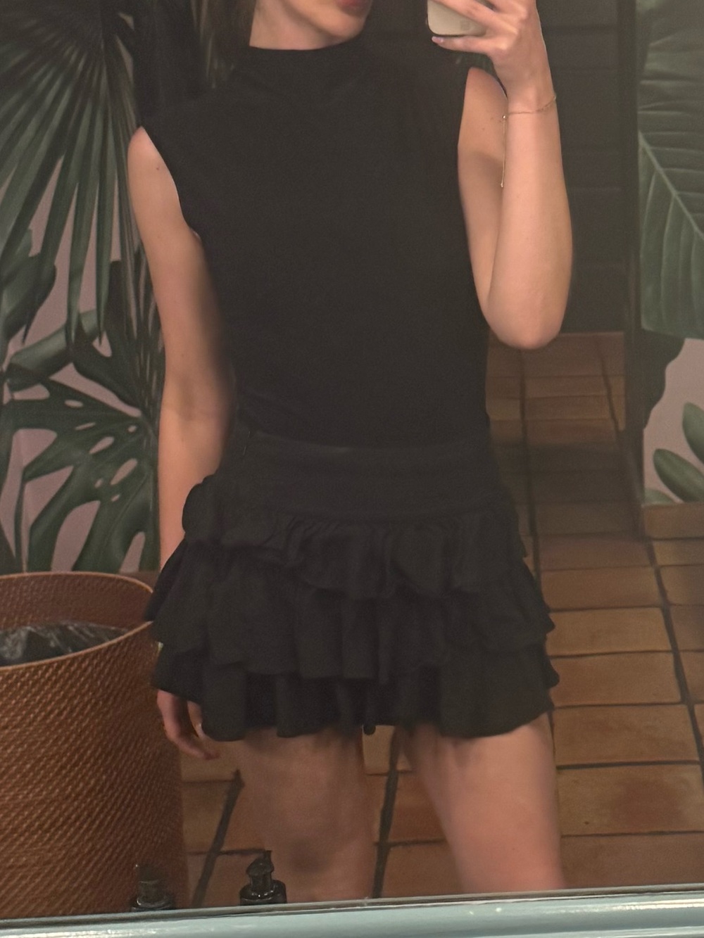 Artizia Ruffled Mini Skirt